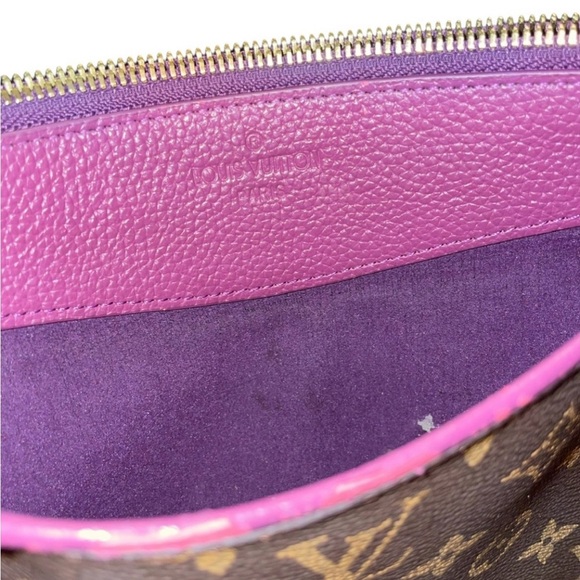 Louis Vuitton Monogram Bag with Purple Interior - Picture 5 of 12